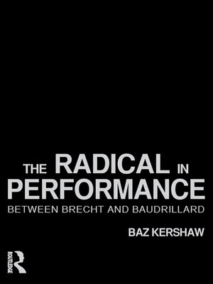 cover image of The Radical in Performance